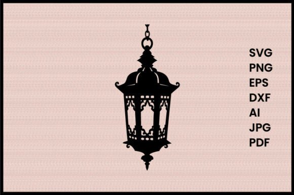 Beautiful Decorative Hanging Lantern Silhouette