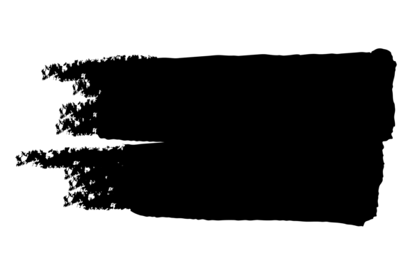 Black Paint Mark: Ink Brush Decorative E