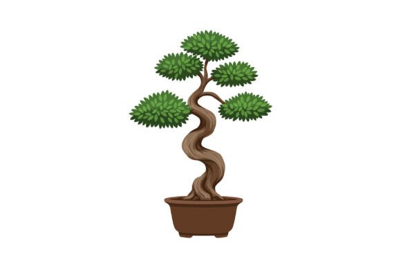 Bonsai Tree in a Decorative Pot with Twi: A Design Essential