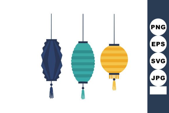 Bringing Festive Cheer with Hanging Decorative Lanterns in Blue Teal