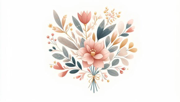 Cute Decorative Bouquet: A Digital Asset for Modern Creators