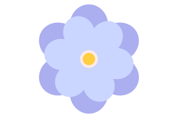 Cute Flower Icon: Decorative Summer Blossoms