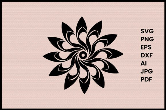 Decorative Flower Swirl Illustration Sil: A Designer's Guide