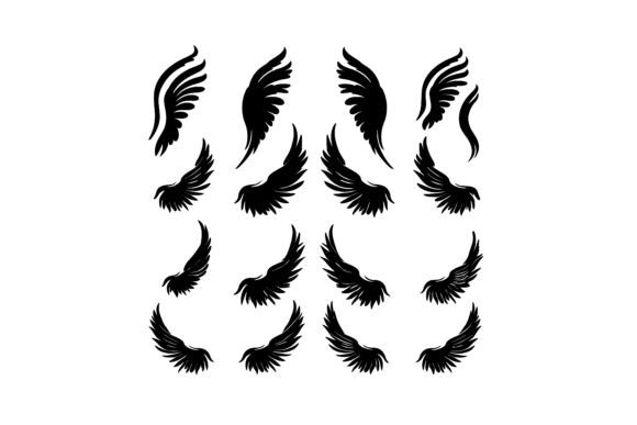 Elevate Designs with Decorative Wing Clipart