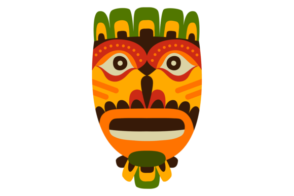 Elevate Your Brand with Decorative African Souvenir Human Face Art
