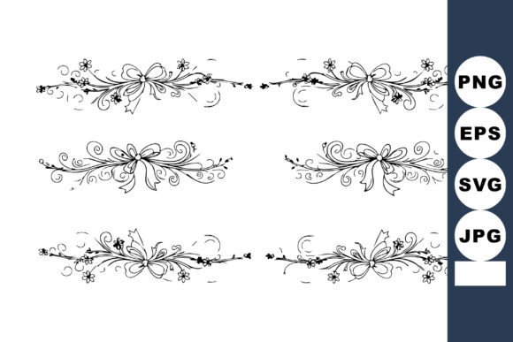Elevate Your Designs with Decorative Vintage Floral Ornamental Borders