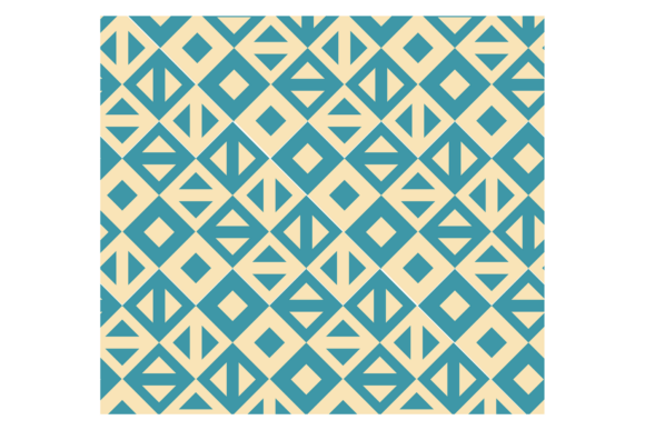 Elevating Brand Identity Through the Precision of Geometric Blue Patterns and Decorative Ornaments