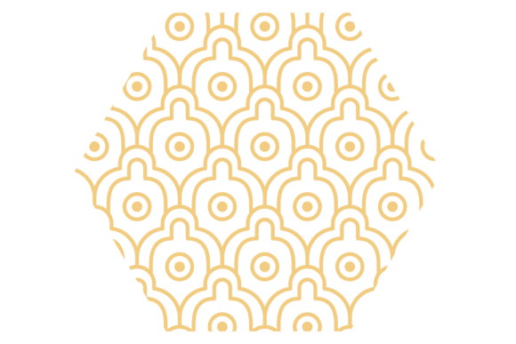 Elevating Design with Decorative Golden Line Ornaments and Geometric Patterns