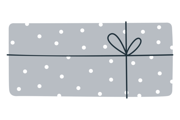 Elevating Your Gifting Game with a Decorative Gift Box in Scandinavian Doodle Style