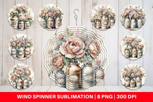 Spinner Decorative Milk Can: A Sublimation Guide