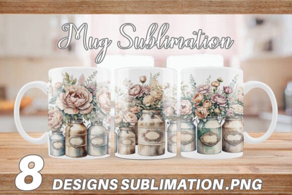 Transforming Plain Blanks with Mug Wrap Decorative Milk Can Designs