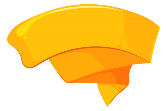 Unlocking the Potential of a Yellow Cartoon Ribbon Banner: Decorative Ideas That Pop