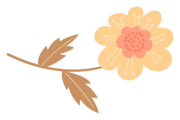 Unlocking the Warmth of a Decorative Autumn Yellow Flower Drawing